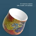 thumbnail image 4 of Wweixi High Foot Cat Bowl Safe And Durable For Better Health And Sticker Is High-end Fenghuang Laiyi Bowl M, 4 of 6