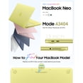 thumbnail image 4 of Fintie Clear Case for MacBook Neo 13" (A3404, 2026), Ultra‑Thin Snap‑On Hard Shell Cover for MacBook Neo 13" with A18 Pro Chip, 4 of 9