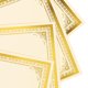 thumbnail image 5 of Nestingho Papel Interno Dorado Para Certificados Académicos Y Con Calidad Duradera, 5 of 6