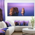 thumbnail image 1 of Rawsha Rock on Sunset - Seascape Canvas Art Print, 1 of 3