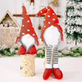 thumbnail image 2 of Christmas Long Legged Santa Gnome Plush Doll Ornament Xmas Elf Toys-a, 2 of 5