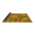 thumbnail image 2 of Ahgly Company Indoor Rectangle Medallion Yellow Traditional Area Rugs, 5' x 7', 2 of 4