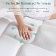 thumbnail image 2 of DEHIJU Queen Size Mattress, 10 Inch Hybrid Memory Foam Queen Mattress in a Box with Individual Pocket Spring for Motion Isolation & Pressure Relief, Medium Firm, CertiPUR-US, 2 of 8
