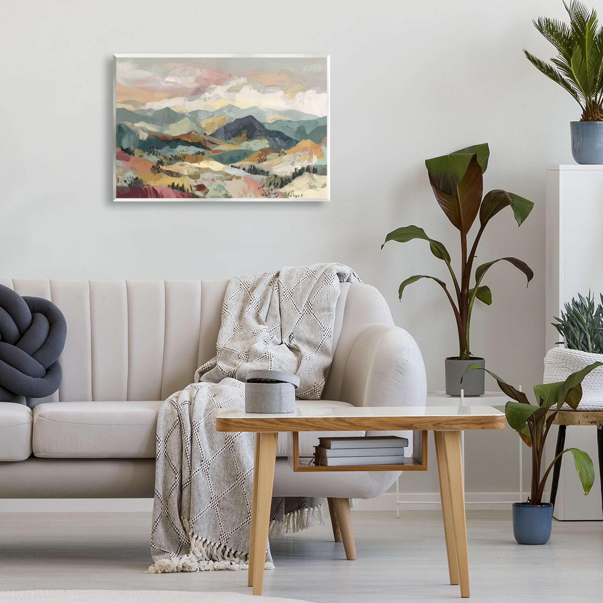 Stupell Industries Mountain Valley Vista Wall Plaque Art, design by Chromatic Storm Studio