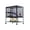 30.5x20.5x36.5, variant on Multi-Level Metal Small Animal Cage with Storage Stand – Removable Tray, Ramp, Lockable Doors, BPA-Free – Spacious Indoor/Outdoor Habitat for Ferrets, Hamsters, Chinchillas, Rabbits, Guinea Pigs