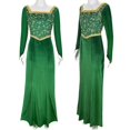 thumbnail image 4 of Disfraz de Halloween para adultos y niños, disfraz de monstruo Shrek, vestido verde, disfraz de princesa Fiona para Halloween, 4 of 5