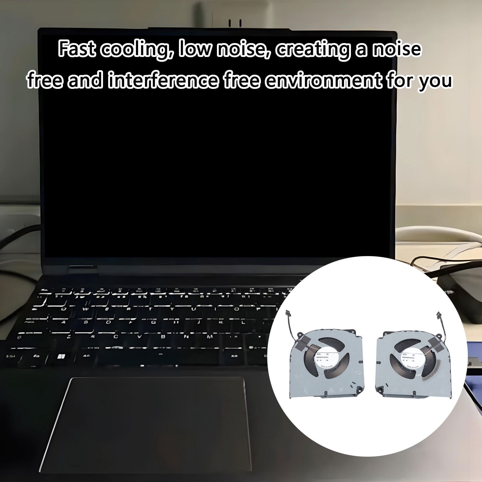 4Wire DC5V 4Pin Quiet Cooling Fan Radiators for Mechanical Yaoshi 15Pro/Pterosaur 15Pro Laptop CPU GPU Coolers