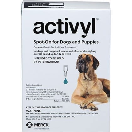 - Activyl Flea Control Treatment for Dogs - 6 Month Supply