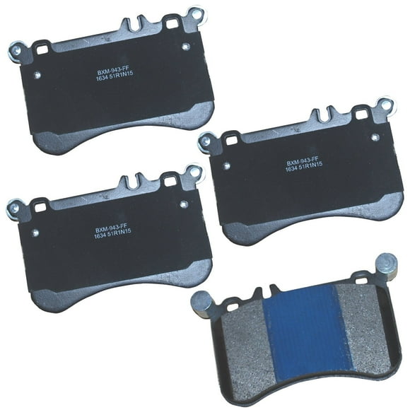 Bendix Premium SBM1634 Semi-Metallic Front Brake Pads for Mercedes-Benz CLS500 2018-2011, CLS550 2018-2012, E550 2014-2012, SLC43 AMG 2020-2017, SLK55 AMG 2013-2012, SLK55 AMG 2016-2015