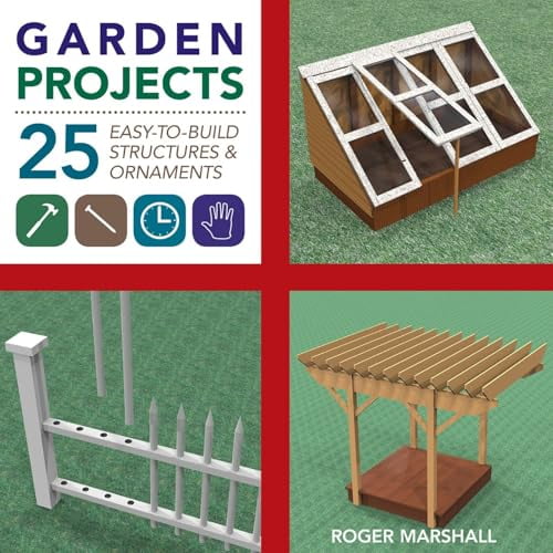 Pre-Owned Garden Projects: 25 Easy-To-Build Wood Structures & Ornaments (Paperback) by Roger Marshall