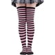 thumbnail image 1 of Zhuge 2 pares de calcetines por encima de la rodilla, calcetines hasta la rodilla, medias altas hasta el muslo, calcetines hasta la rodilla para mujer, para cosplay de niña,rosa, 1 of 2