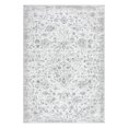 thumbnail image 2 of Geetinfly 4*6FT Area Rugs 4in*6in Area Rug Vintage Floral Distressed Print Rug Traditional Washable Non-Shedding Accent Rug Foldable Thin Rug for Dorm Nursery Gray grey, 2 of 7