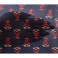 thumbnail image 4 of oneOone Viscose Chiffon Fabric Leaves & Floral Block Printed Fabric 1 Yard 42 Inch Wide, 4 of 4