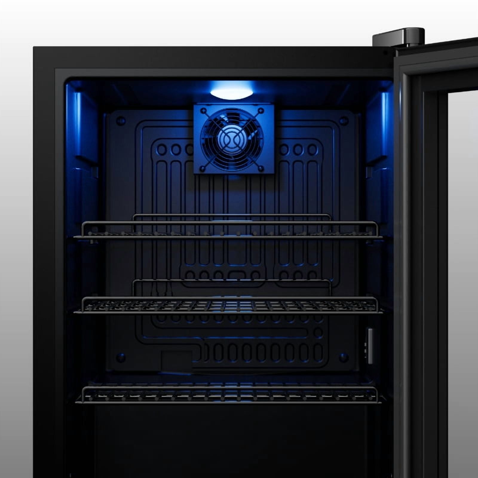 Yeego Beverage Cooler, 170 Cans Min Fridge with Glass Door for Home/Dorm/Office, 2 Pack