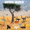 thumbnail image 1 of CNKOO Animal Models Realistic Large Animal Dinosaur Statues Jungle Animal Toys, 1 of 6