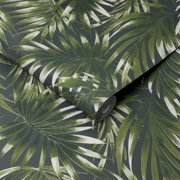 SFE Elegant Leaves Green Wallpaper