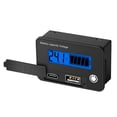 thumbnail image 1 of Digital Voltage and Battery Capacity Tester for 8-30V Systems with Low Voltage Alarm, Reverse Polarity Protection, Power Failure Memory, and Splash-Proof Design - Ideal for Lithium and Lead Acid, 1 of 6