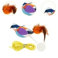 thumbnail image 6 of FITYLE Hanging Door Cat Toy Feather Toy Door Hanger Retractable, Interactive Bird Cat Toy, for Kitty Indoor Cats Kittens, 6 of 9