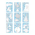 thumbnail image 4 of 9 Sheet Christmas Window Clings Xmas Stickers DIY for Party Bedroom Festival, 4 of 7