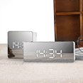 thumbnail image 1 of Multifunctional Noiseless Led Mirror Clock Display Time / Temperature, 1 of 4