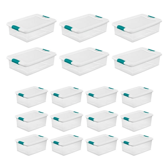Sterilite 6 Sets of 32-Quart & 12 Sets of 15-Quart Latch Lid Tote