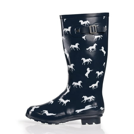 

NORTY Womens Mid-Calf 13 inch Female Rain Boots Size 11
