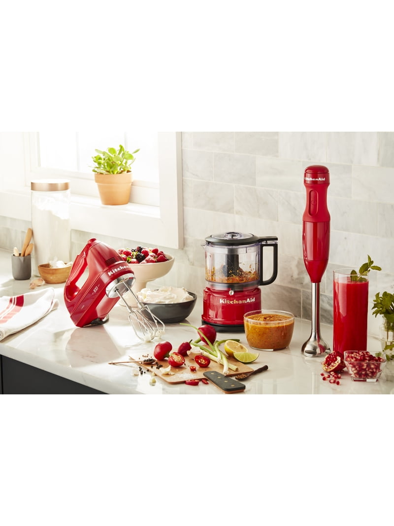KitchenAid, Hand Blender, Passion Red, 2-Speed, 8