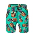 thumbnail image 1 of Bañador divertido de piña para hombre, pantalones cortos de playa para tabla de Surf, ropa deportiva, traje de baño, calzoncillos de verano, XXS-6XL Fivean unisex, 1 of 2