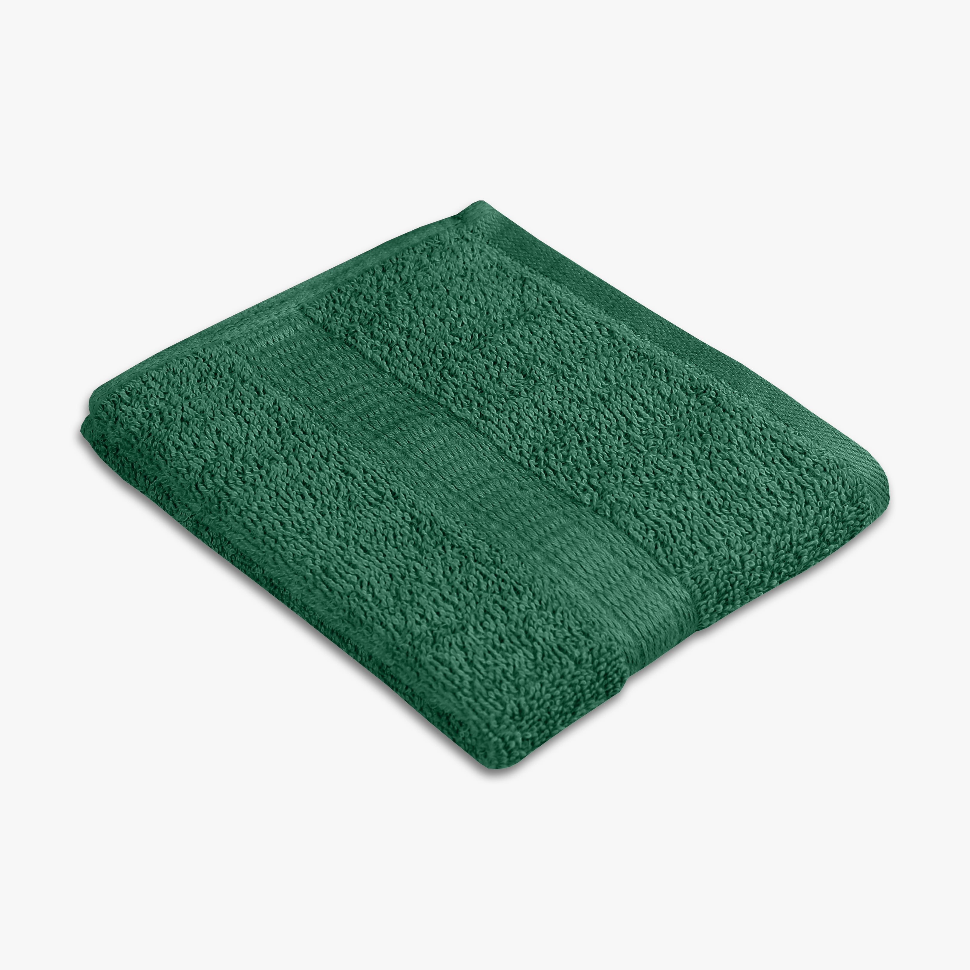 Mainstays Basic Hand Towel, Soft 100% Cotton and highly absorbent Hand Towel, Green