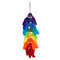 thumbnail image 1 of POINTERTECK Plumes Colorées Attrape-Rêves Maison Porte Mur Suspendu Dreamcatcher, 1 of 9