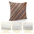 thumbnail image 4 of BANET  Striped Throw Pillow Cushion Case, Abstract Simplistic Style Diagonal Vertical and Horizontal Lines, Modern Accent Double-Sided Digital Printing 22x22in, 4 of 5