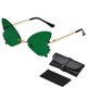 thumbnail image 1 of St. Patrick's Day Gafas de Sol Irlandesas Gafas de Sol Verdes Cuatro Hojas, 1 of 2