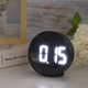 thumbnail image 5 of Mini reloj despertador electrónico LED portátil Control de voz espejo despertador con pantalla de temperatura negro, 5 of 9