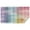 Colorful Watercolor Stripe, variant on Rainbow Tie Dye Mandala Pattern Rectangle Tablecloth 60"x120",Waterproof Polyester Rectangle Table Cloth, Wipeable Spillproof Polyester Tablecloth for Dining, Camping, Indoor and Outdoor