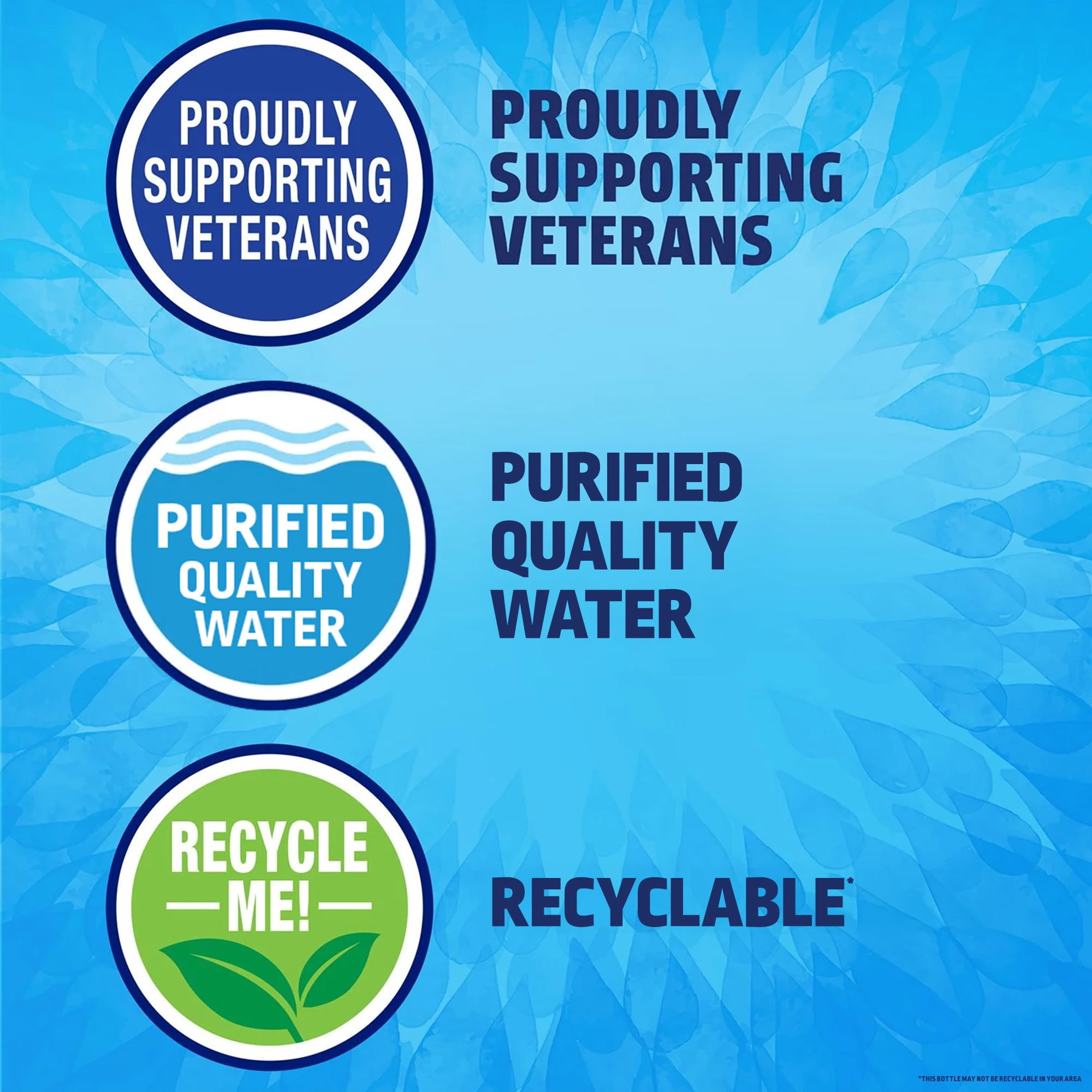 Pure Life Purified Water, 16.9 fl oz, 35-pack Plastic Bottles, 54 Count Pallet