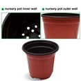 thumbnail image 2 of 100 Pack 5" Plastic Plant Pots Seedling Cups Plant Container Nursery Pots Fit for Seeds Germination, Seedlings Growing, Succulents Planting, Seeds Starting, 2 of 8