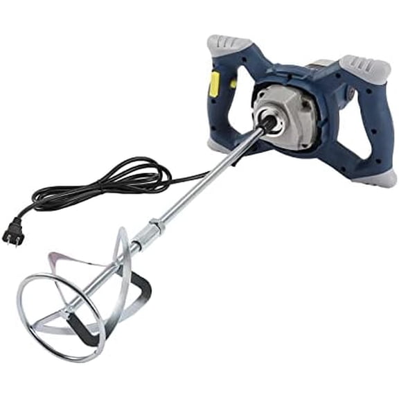 Cement Mixer, 2400W Drywall Mortar Mixer with 6 Adjustable Speed, Render Paint Tile Rotary Mixing, for Motar, Paint, Grout, Plaster, Thinset,Fodder Stirring Tool US$$Tools & Hardware Other