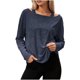 thumbnail image 4 of Neewe Long Sleeve Shirts for Women Fall Outfit 2026 Fashion Casual T Shirt Round Neck Basic Loose Tunic Tops, 4 of 7