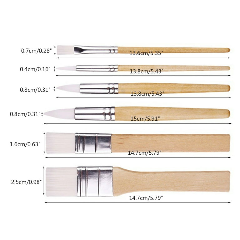 Artist Paintbrush Set – 18pc Professional Quality Short Handle Paint  Brushes for Acrylic, Oil, Craft, Hobby Painting with Multi-Use Crate  Organizer