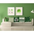 thumbnail image 3 of Happy St. Patrick''s Day Decorations Pillow Covers 20x20 Inch Set of 4 Green Clover Lucky Shamrock Home Decor Pillow Cover Spring Buffalo Plaid Pillows Cushion Case for Sofa Couch, 3 of 6