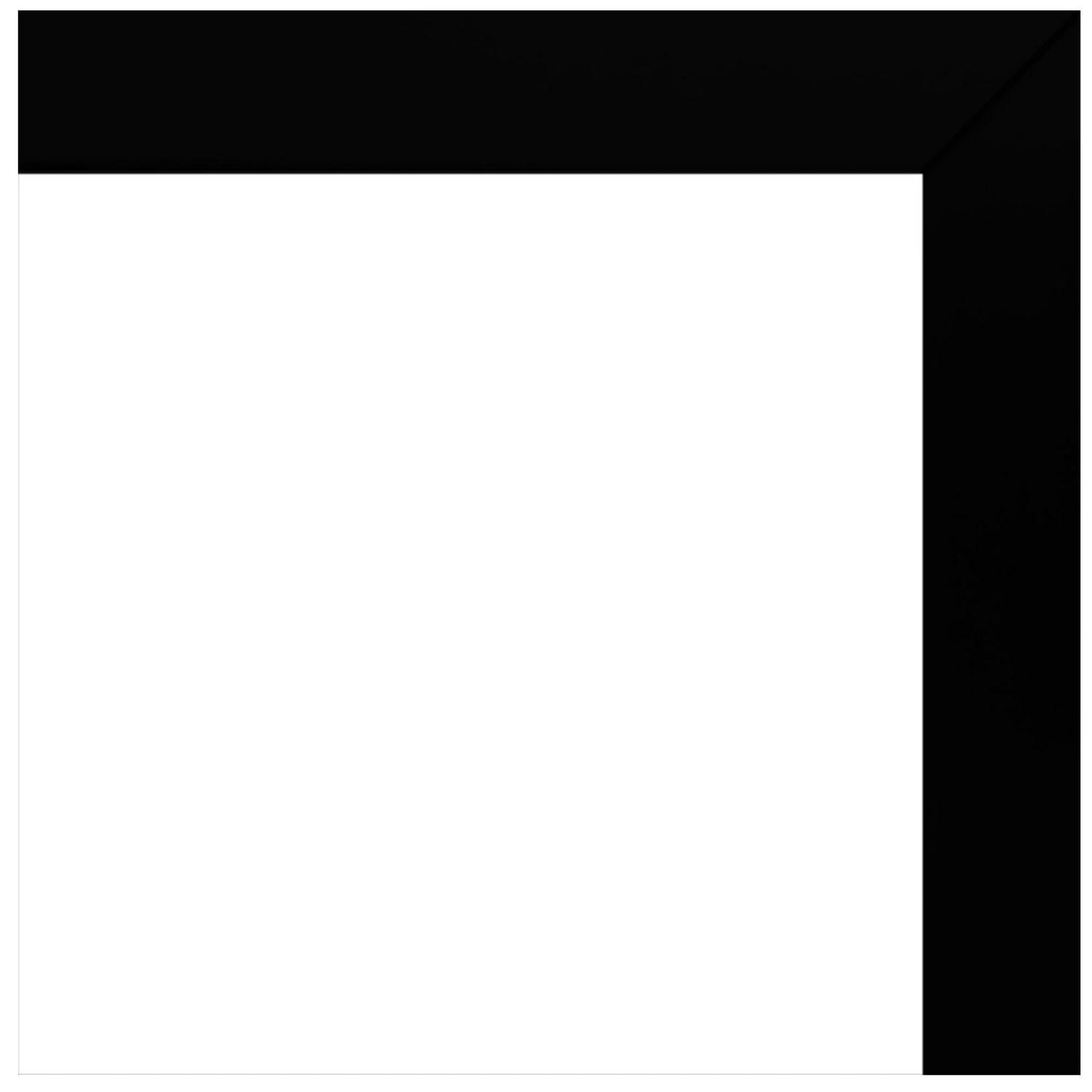 Hometrends Aluminum Full Length Leaner Mirror, 27x70 inch, Brushed Black