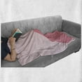 thumbnail image 6 of Bridal Shower Soft Flannel Fleece Blanket, Bride in Pink Wedding Dress with Flowers Sketchy Celebration Image, Cozy Plush for Indoor and Outdoor Use, 50" x 70", Salmon and Pale Pink, by Ambesonne, 6 of 6