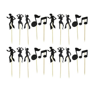 Decorative Flowers Music Notes Cake Topper Cupcake Toppers Topersitos Para  Comida Coffee Party Decorations Dessert From 6,05 €