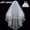 K, variant on Elegant white double layer tulle bridal veil, satin tassel wedding hairpin accessories, suitable for bridal parties and gifts