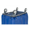 thumbnail image 2 of R&B Wire Products 20 Bushel Vinyl Basket Truck with Steel Base, Blue, 2 of 2