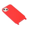thumbnail image 6 of Allytechgroup Crossbody Lanyard Strap Case For Apple iPhone 15 Plus, Ultra Slim Colorful Case for Women Girls, Non-Slip Shockproof Silicone Soft Cover Case for iPhone 15 Plus - Red, 6 of 8