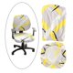 thumbnail image 5 of Funda giratoria extraíble para silla de ordenador, lavable a máquina, suave, a prueba de polvo, de poliéster, giratoria, para silla de ordenador, F Sunnimix funda para sillas de oficina, 5 of 8