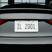 Auto Drive Chrome Metal Automotive Dealer License Plate Frame, 90154W