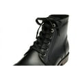 thumbnail image 3 of Santimon Men Genuine Leather Dress Boots Classic Casual Ankle Boots Black 10.5 US, 3 of 7