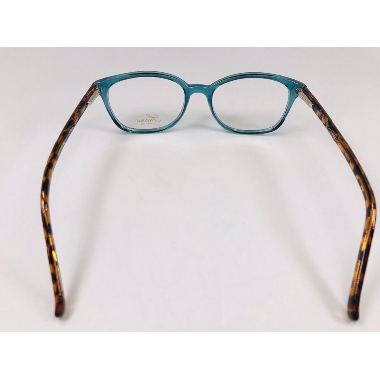 New Designer Inspired SUCCESS SS-106 Teal & Tortoise Eyeglasses 50mm with Case New Designer Inspired SUCCESS SS-106 Teal & Tortoise  main image 3